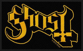 Ghost - Logo (100mm x 60mm) Sew-On Patch