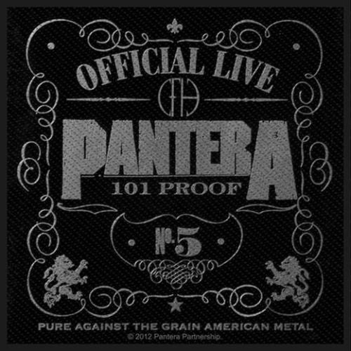 Pantera - Official Live 101 Proof (100mm x 100mm) Sew-On Patch