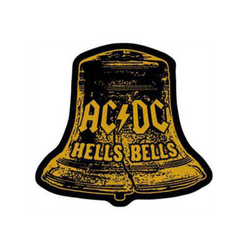 ACDC - Hells Bells  (100mm x 90mm) Cut-Out Sew-On Patch