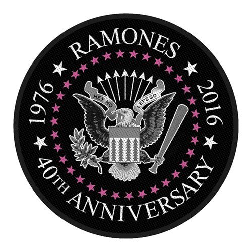 Ramones - 40th Anniversary (95mm) Sew-On Patch