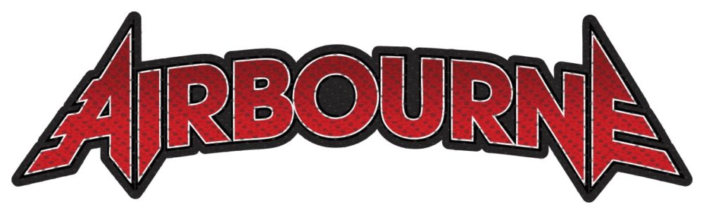 Airbourne - Logo Cut-Out (100mm x 35mm) Sew-On Patch