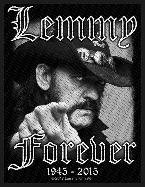 Motorhead - Lemmy Forever (100mm x 80mm) Sew-On Patch