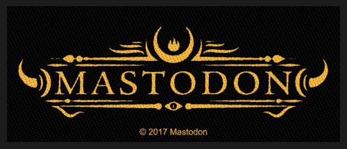 Mastodon - Logo (100mm x 40mm) Sew-On Patch