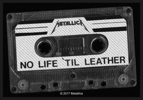 Metallica - No Life Till Leather (100mm x 70mm) Sew-On Patch