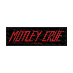 Motley Crue - Logo (180mm x 50mm) Sew-On Strip Patch