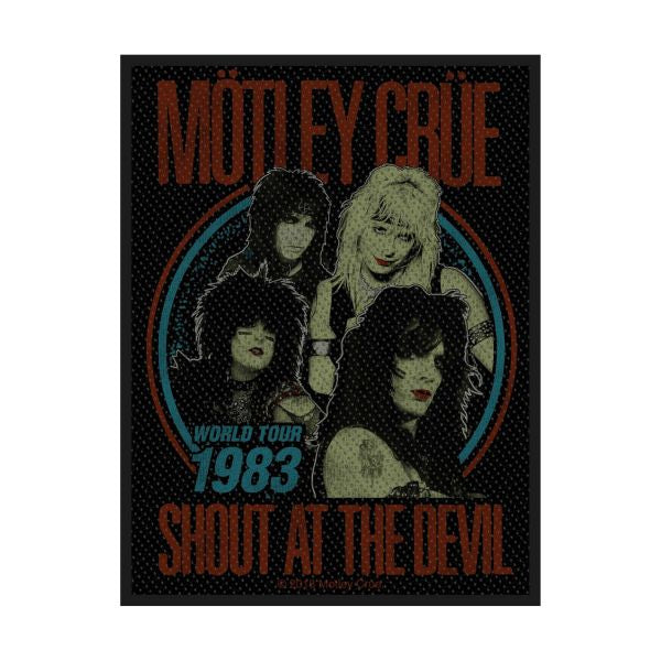 Motley Crue - Shout At The Devil (100mm x 75mm) Sew-On Patch