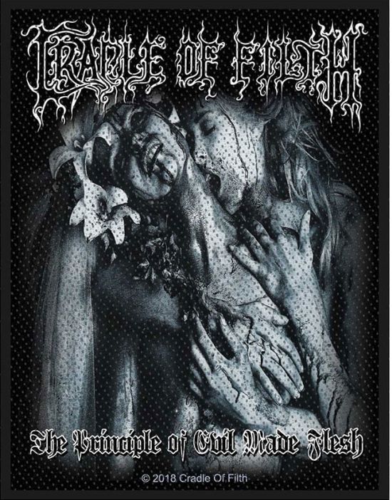 Cradle Of Filth - Principle Of Evil Made Flesh (100mm x 80mm) Sew-On Patch