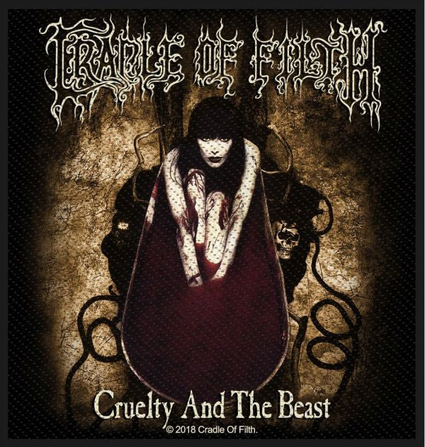 Cradle Of Filth - Cruelty And The Beast (100mm x 100mm) Sew-On Patch