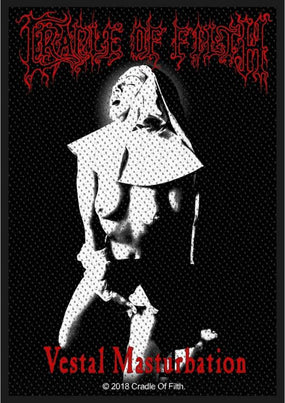 Cradle Of Filth - Vestal Masturbation (100mm x 70mm) Sew-On Patch