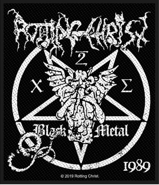 Rotting Christ - Black Metal (100mm x 85mm) Sew-On Patch