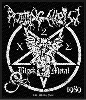 Rotting Christ - Black Metal (100mm x 85mm) Sew-On Patch