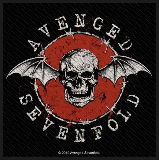 Avenged Sevenfold - Distressed Skull (100mm x 95mm) Sew-On Patch