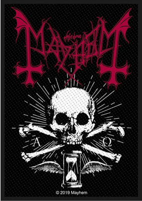 Mayhem - Alpha Omega Daemon (100mm x 70mm) Sew-On Patch