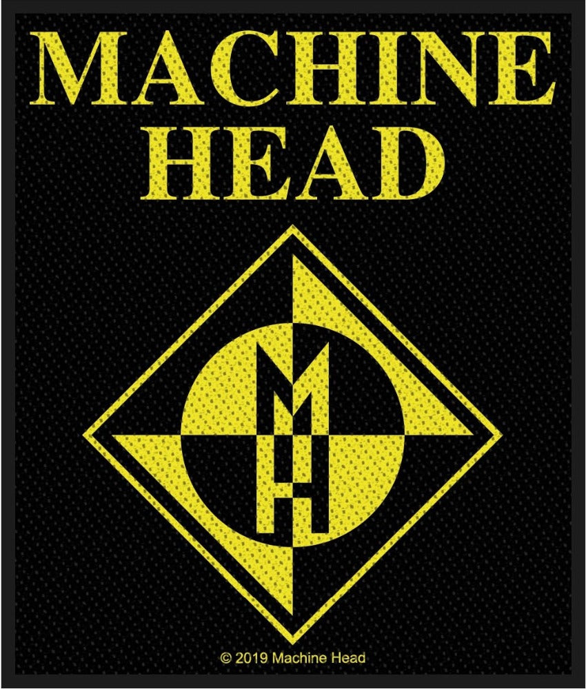 Machine Head - Diamond Logo (100mm x 80mm) Sew-On Patch