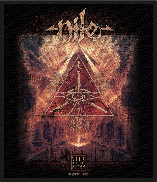 Nile - Vile Nilotic Rites (100mm x 85mm) Sew-On Patch
