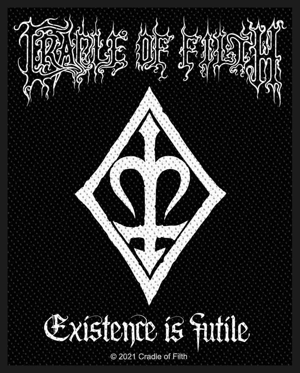 Cradle Of Filth - Existence Is Futile (100mm x 80mm) Sew-On Patch