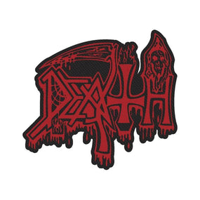 Death - Cut-Out Logo (100mm x 90mm) Sew-On Patch
