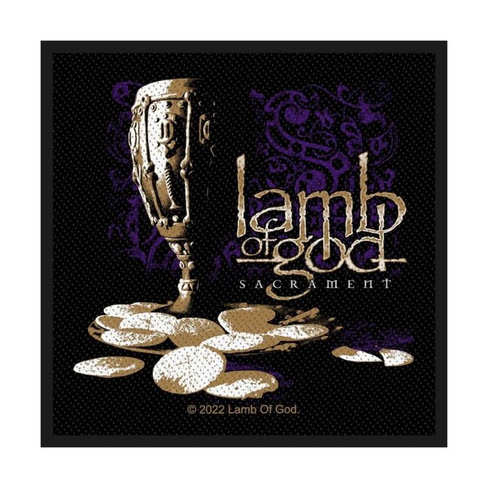 Lamb Of God - Sacrament (95mm x 95mm) Sew-On Patch