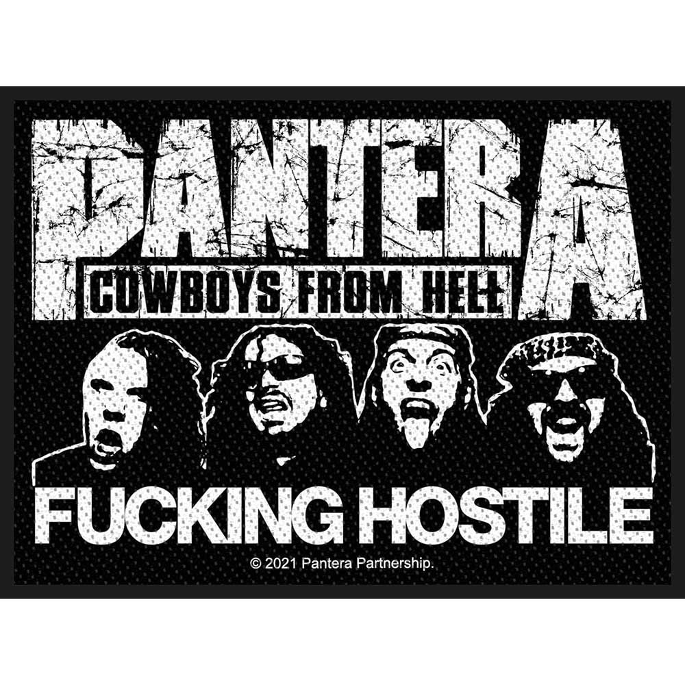 Pantera - Fucking Hostile (100mm x 75mm) Sew-On Patch