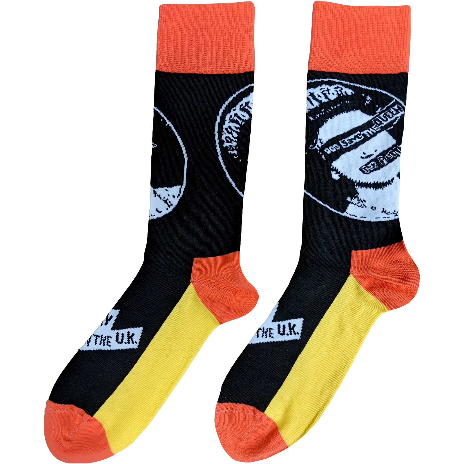Sex Pistols - Crew Socks (Fits Sizes 7 to 11) - God Save The Queen
