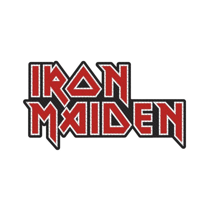 Iron Maiden - Cut-Out Logo (110mm x 55mm) Sew-On Patch
