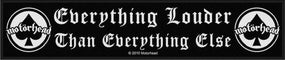 Motorhead - Everything Louder Strip (185mm x 50mm) Sew-On Patch