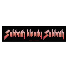 Black Sabbath - Sabbath Bloody Sabbath Super Strip (190mm x 50mm) Sew-On Patch