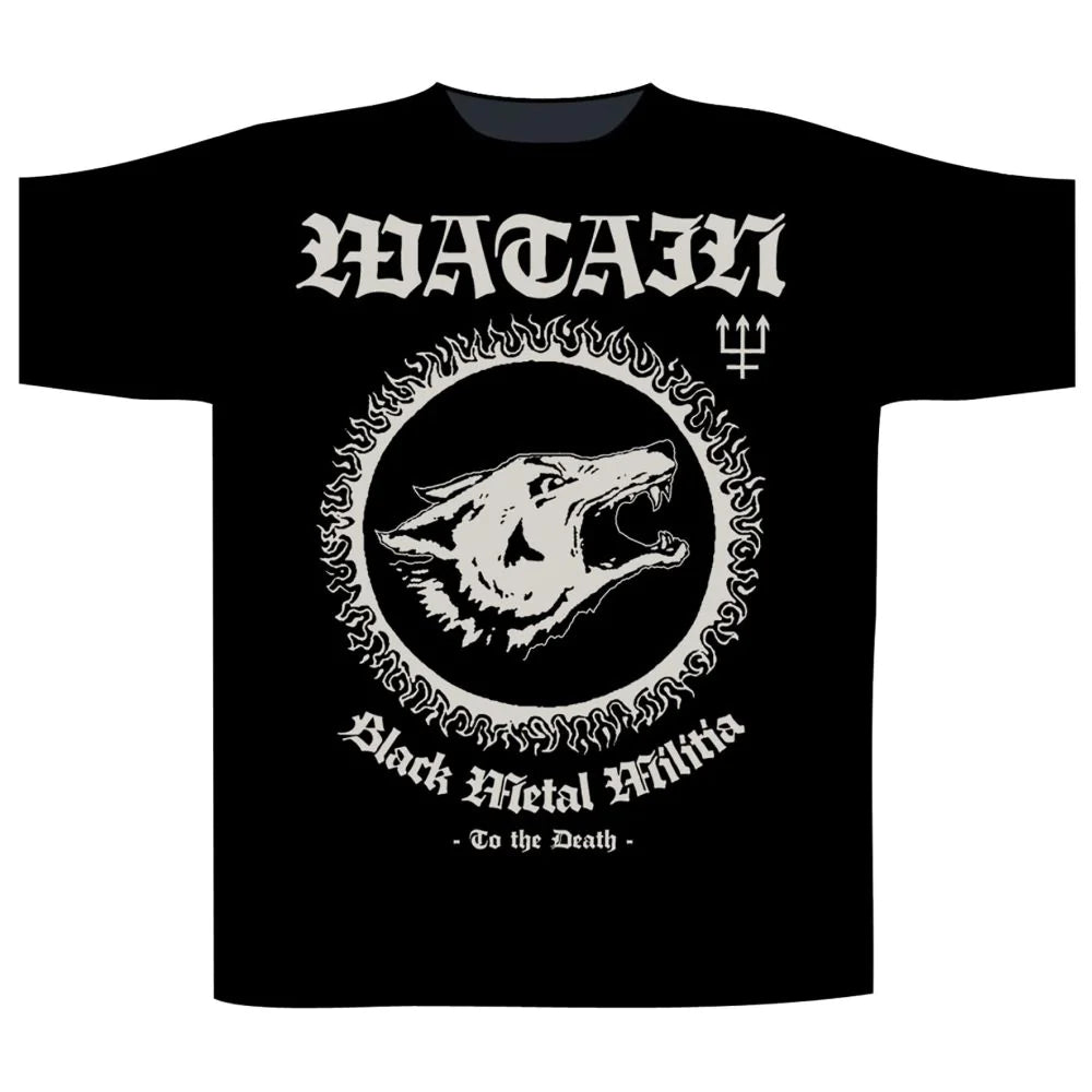 Watain - Black Metal Militia Black Shirt