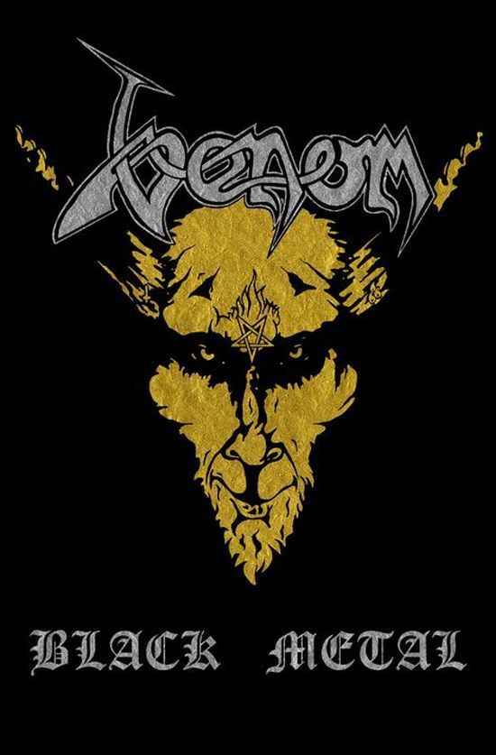 Venom - Premium Textile Poster Flag (Black Metal Yellow Goat) 104cm x 66cm