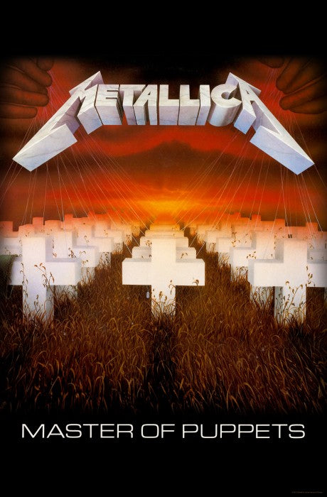 Metallica - Premium Textile Poster Flag (Master Of Puppets) 104cm x 66cm