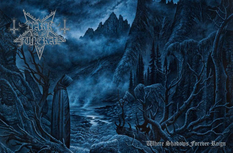 Dark Funeral - Premium Textile Poster Flag (Where Shadows Forever Reign) 104cm x 66cm