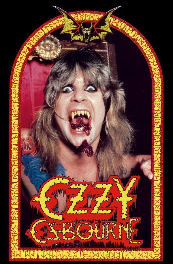 Osbourne, Ozzy - Premium Textile Poster Flag (Speak Of The Devil) 104cm x 66cm