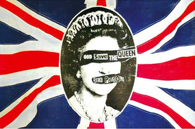 Sex Pistols - Premium Textile Poster Flag (God Save The Queen) 104cm x 66cm