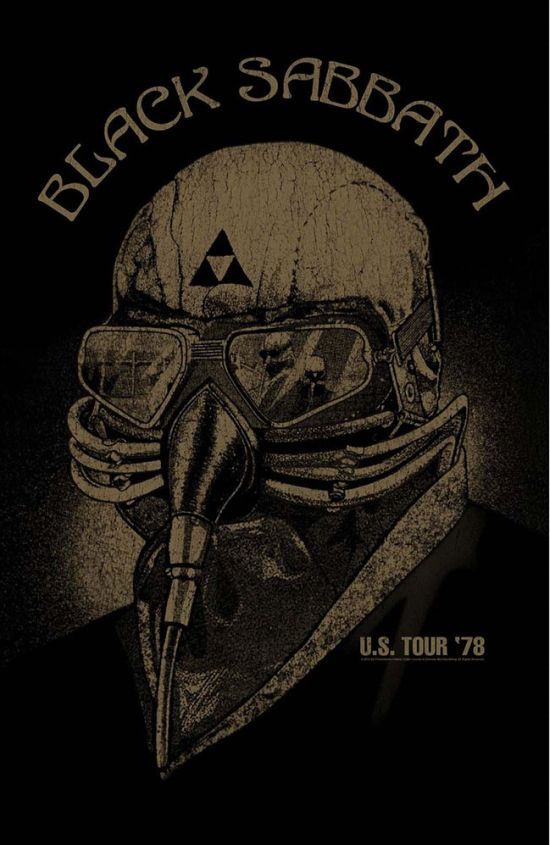 Black Sabbath - Premium Textile Poster Flag (US Tour 78) 104cm x 66cm