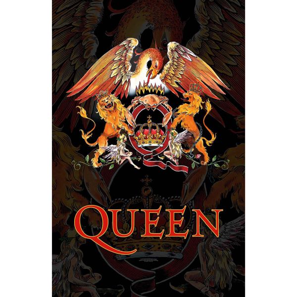 Queen - Premium Textile Poster Flag (Crest) 104cm x 66cm