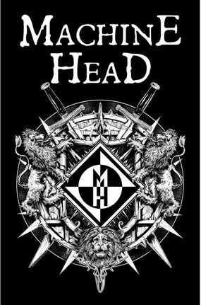 Machine Head - Premium Textile Poster Flag (Crest) 104cm x 66cm