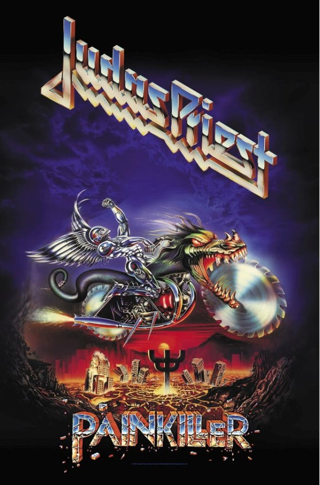 Judas Priest - Premium Textile Poster Flag (Painkiller) 104cm x 66cm