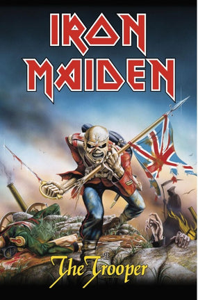 Iron Maiden - Premium Textile Poster Flag (The Trooper) 104cm x 66cm