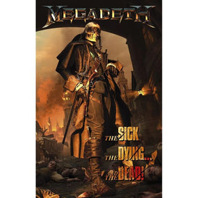 Megadeth - Premium Textile Poster Flag (The Sick, The Dying and The Dead) 104cm x 66cm