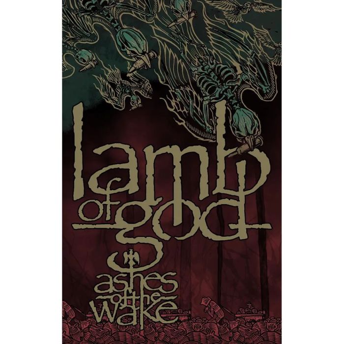 Lamb Of God - Premium Textile Poster Flag (Ashes Of The Wake) 104cm x 66cm