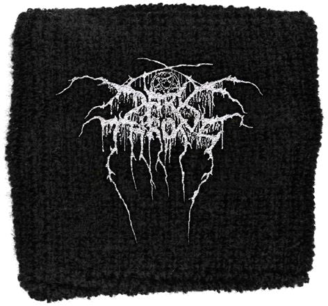 Darkthrone - Sweat Towelling Embroided Wristband (Logo)
