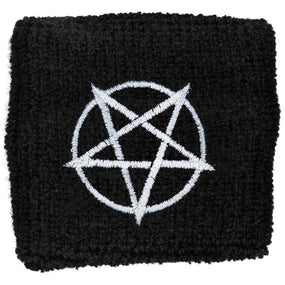 Pentagram - Sweat Towelling Embroided Wristband
