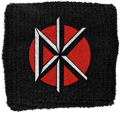 Dead Kennedys - Sweat Towelling Embroided Wristband (DK Logo)