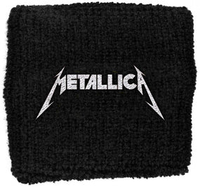 Metallica - Sweat Towelling Embroided Wristband (Logo)