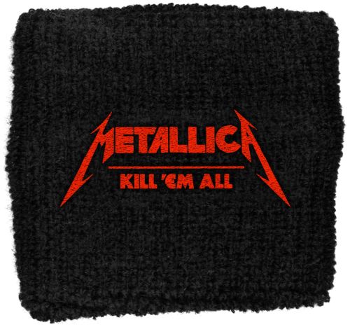 Metallica - Sweat Towelling Embroided Wristband (Kill Em All)