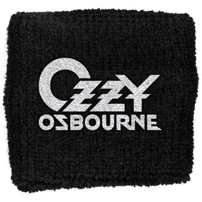 Osbourne, Ozzy - Sweat Towelling Embroided Wristband (Logo)
