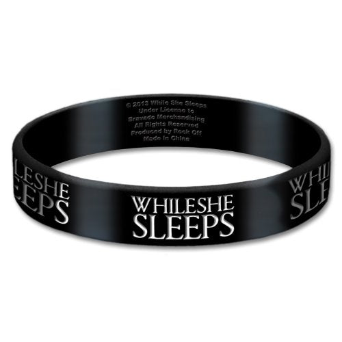 While She Sleeps - Silicon Wristband (Logo)