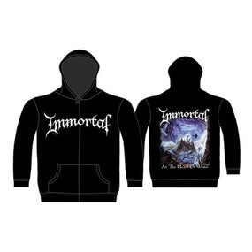 Immortal - Zip Black Hoodie (At The Heart Of Winter) - 100% Official Merchandise