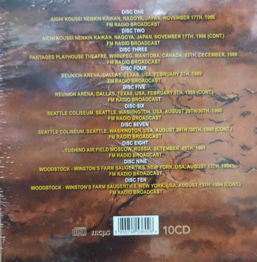 Metallica - Enter Sandman - Live (10CD Box Set - Radio Broadcasts) - CD - New